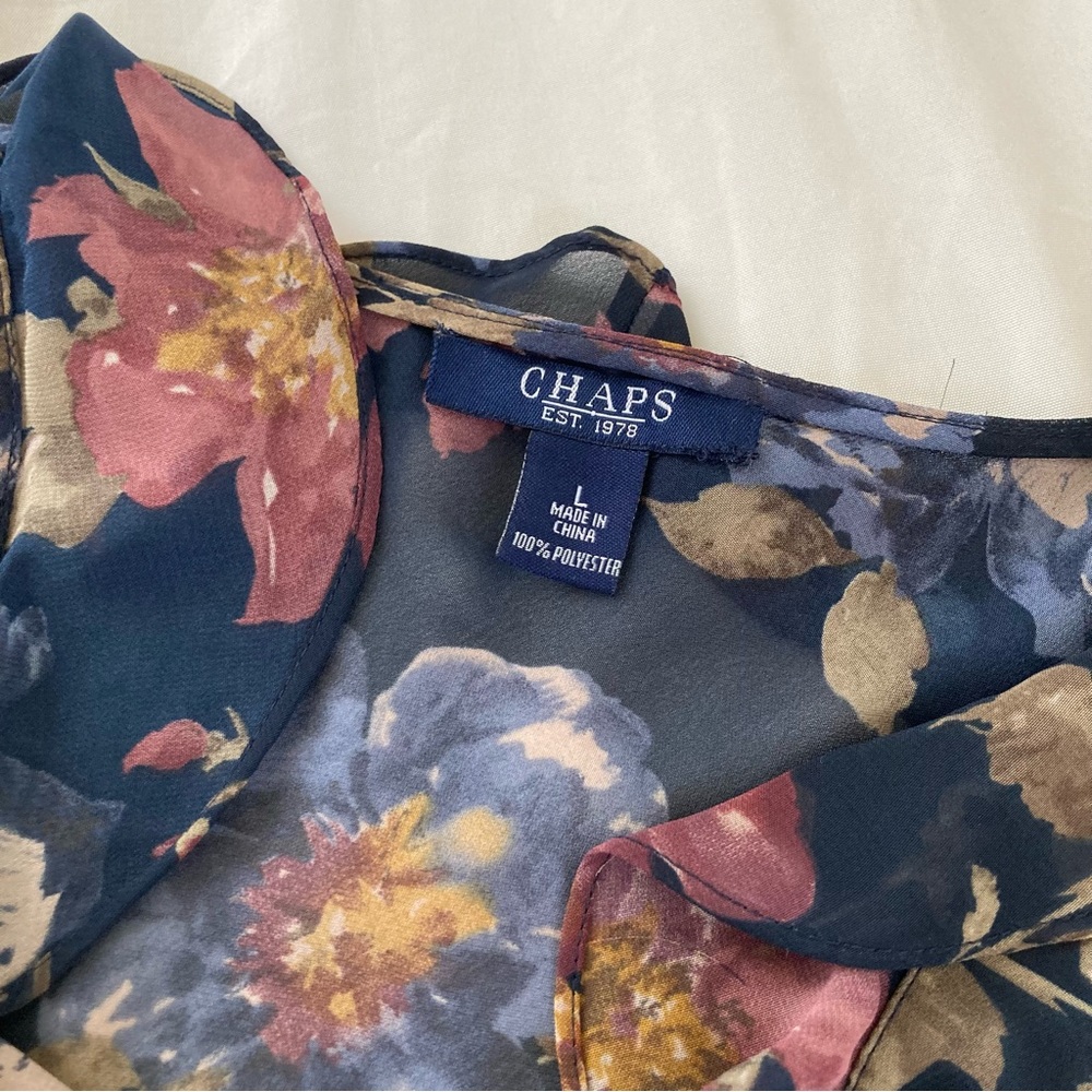 Floral sheer blouse - Picture 4 of 6
